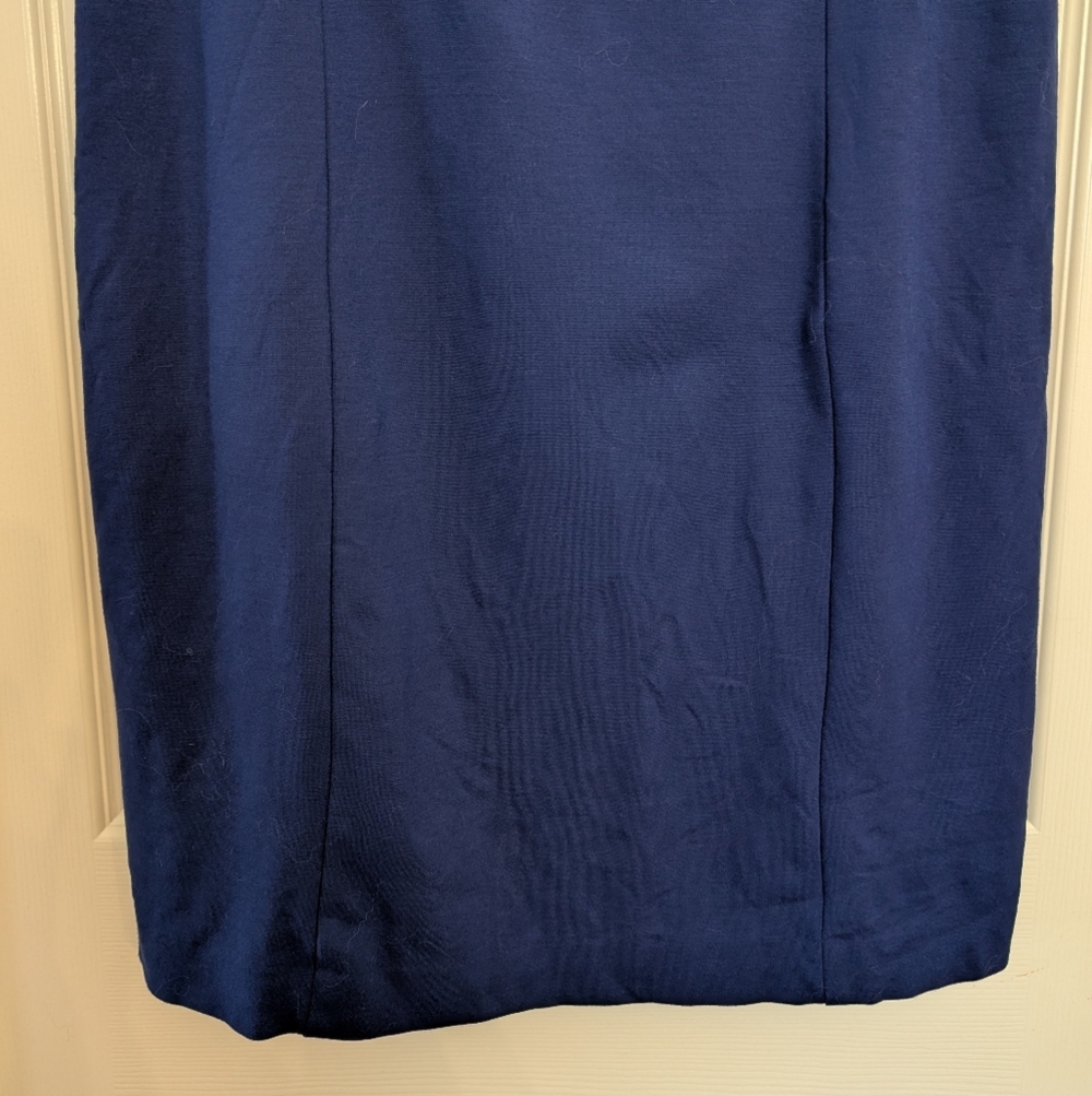TALBOTS Scalloped V-neck Sleeveless Dress - Picture 4 of 8